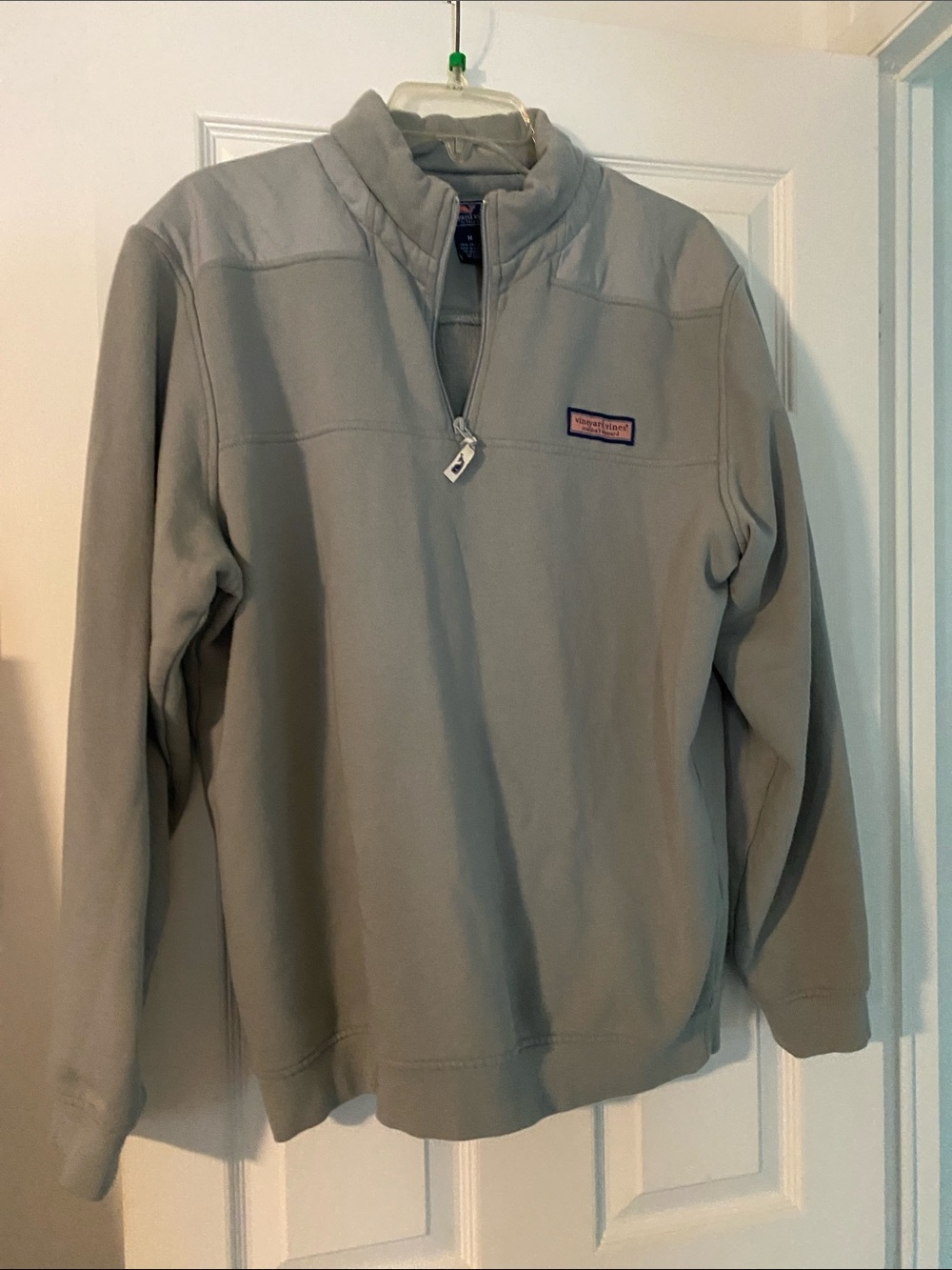 Vineyard Vines Men’s Half-Zip Pullover in Gray